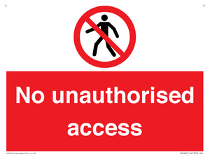 No unauthorised access